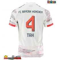 Camisa de Futebol Bayern Munich Jonathan Tah #4 Equipamento Secundário 2025-26 Manga Curta